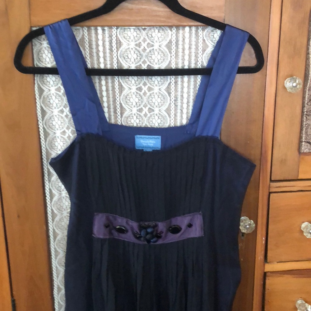 SIMPLY VERA VERA WANG NAVY DRESS SZ 8